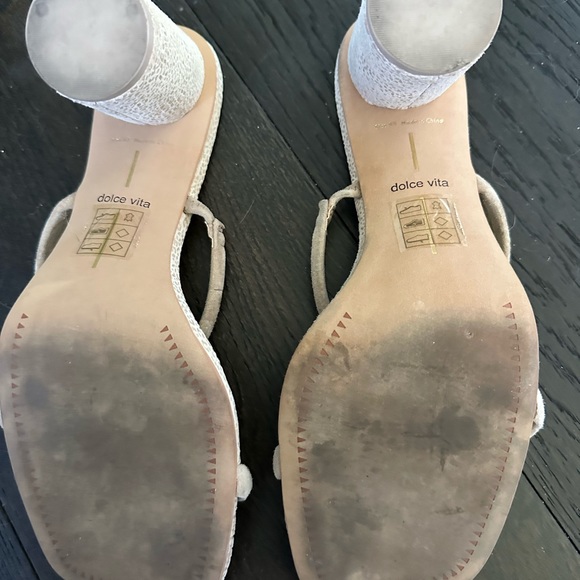 Dolce Vita Noles City Slide Sandal, Size 9.5, Color: Dune Suede - Picture 4 of 6